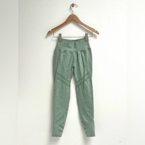 Lilias Seamless Scrunch Leggings, Size Medium, Mint